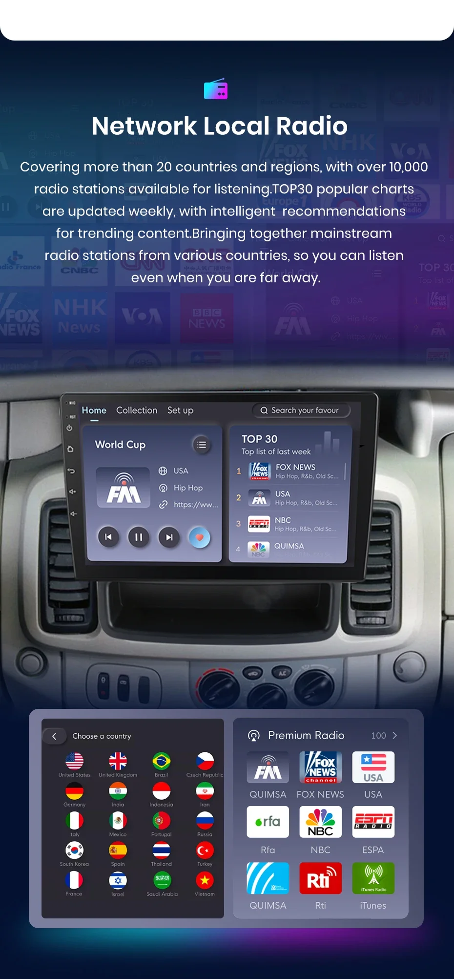 Junsun carplay android auto autoradio für renault trafic opel vivaro nissan prima star 2010-2014 gps intelligente systeme multi pli ziert – Detail 14