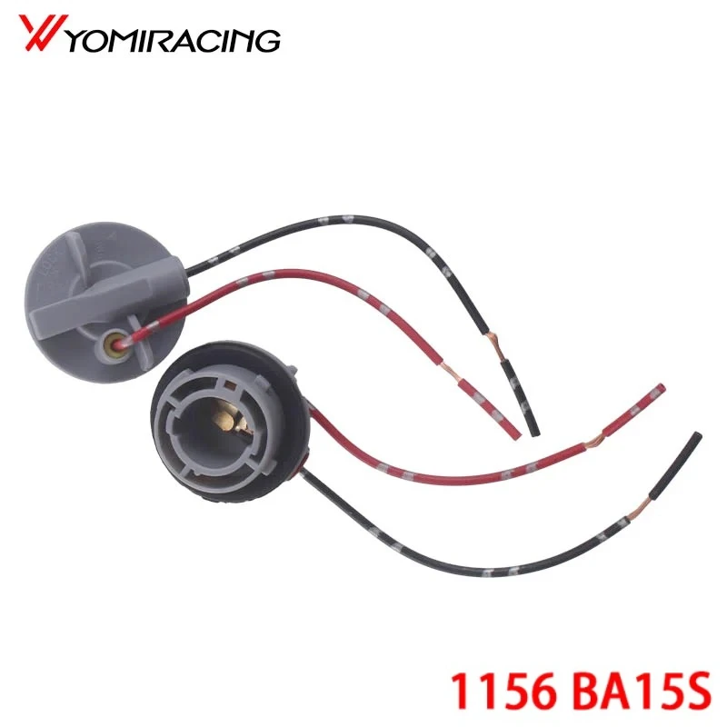

Автомобильные аксессуары YOMI, 2 шт./10 шт., 1156 цоколь для лампы BAY15D, патрон для лампы P21/5 Вт, 12 В, адаптер, базовый разъем для стоп-сигнала, пластик