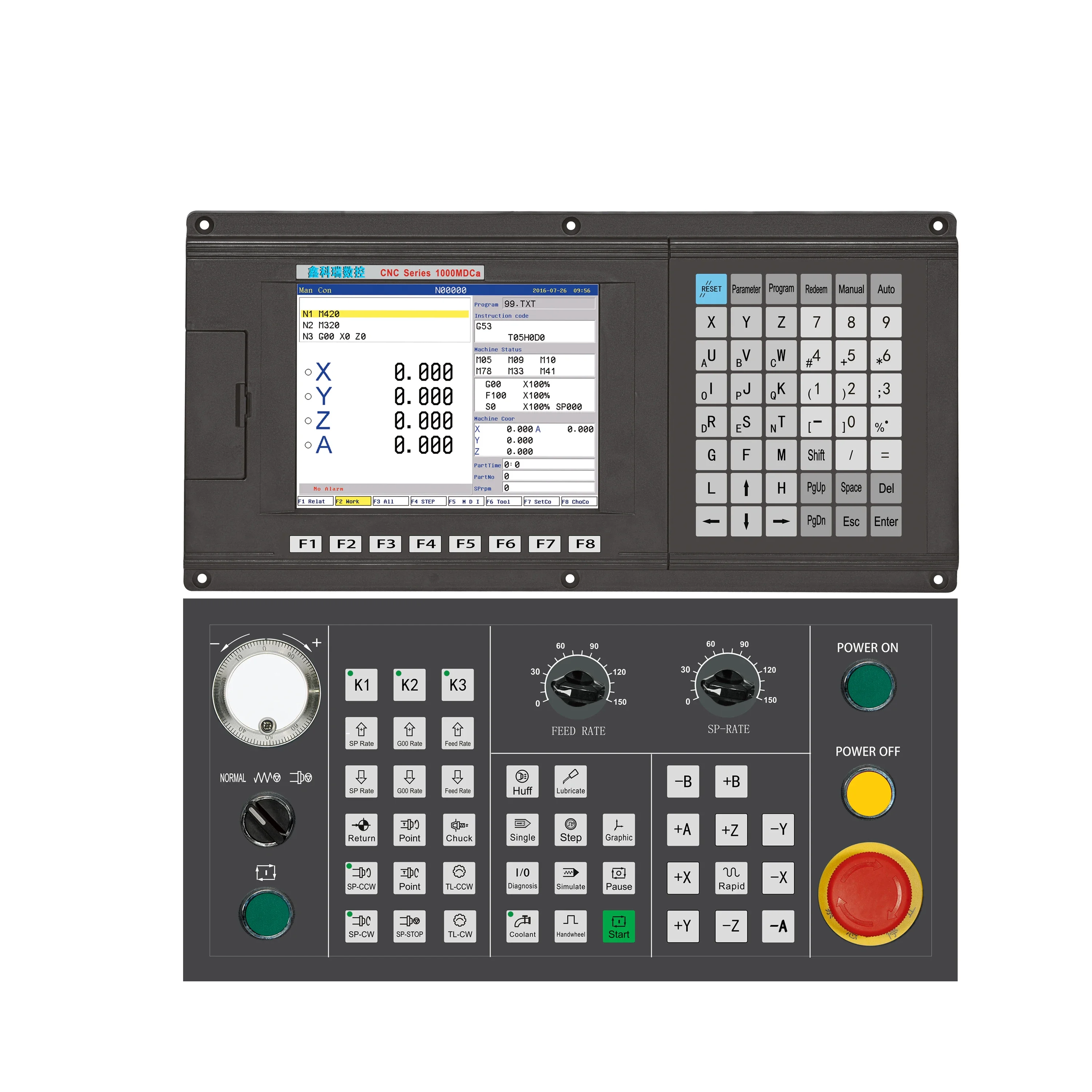 Controlador cnc láser de bajo costo, controlador de movimiento ethercat, controlador de fresado cnc, torno y fresado de 4 ejes