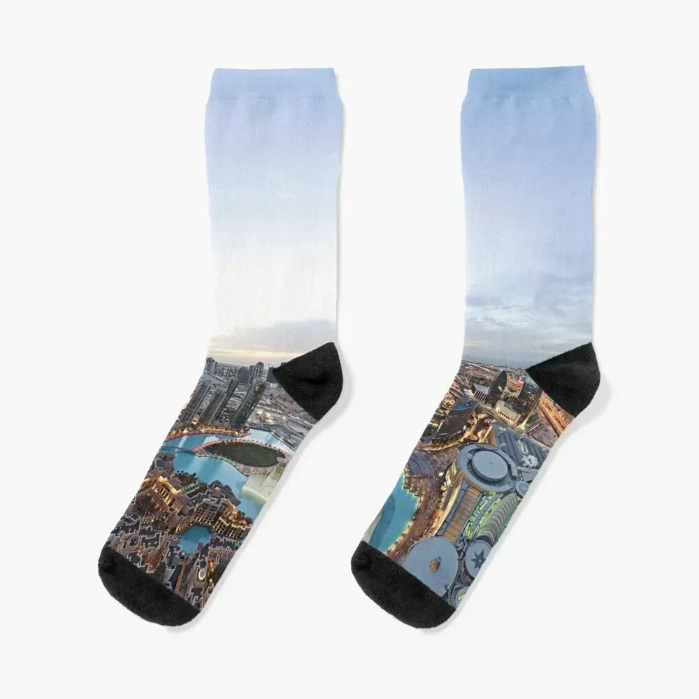 

Burj Khalifa Socks Antiskid soccer basketball winter set Men Socks Women's