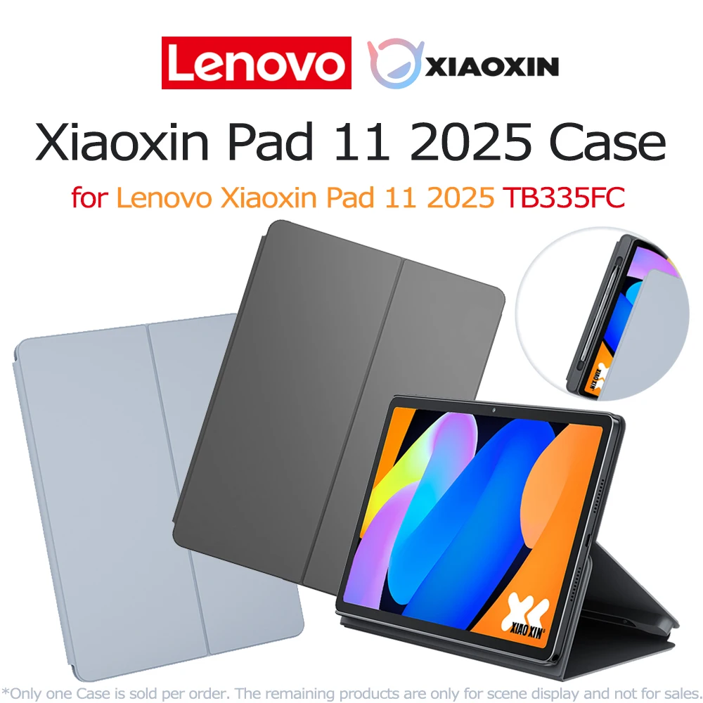 

Lenovo Folio Case 11-inch 2025 for Lenovo Xiaoxin Pad 11 New 2025 Protective for Tablet Delicate PU Storage Pen Slot