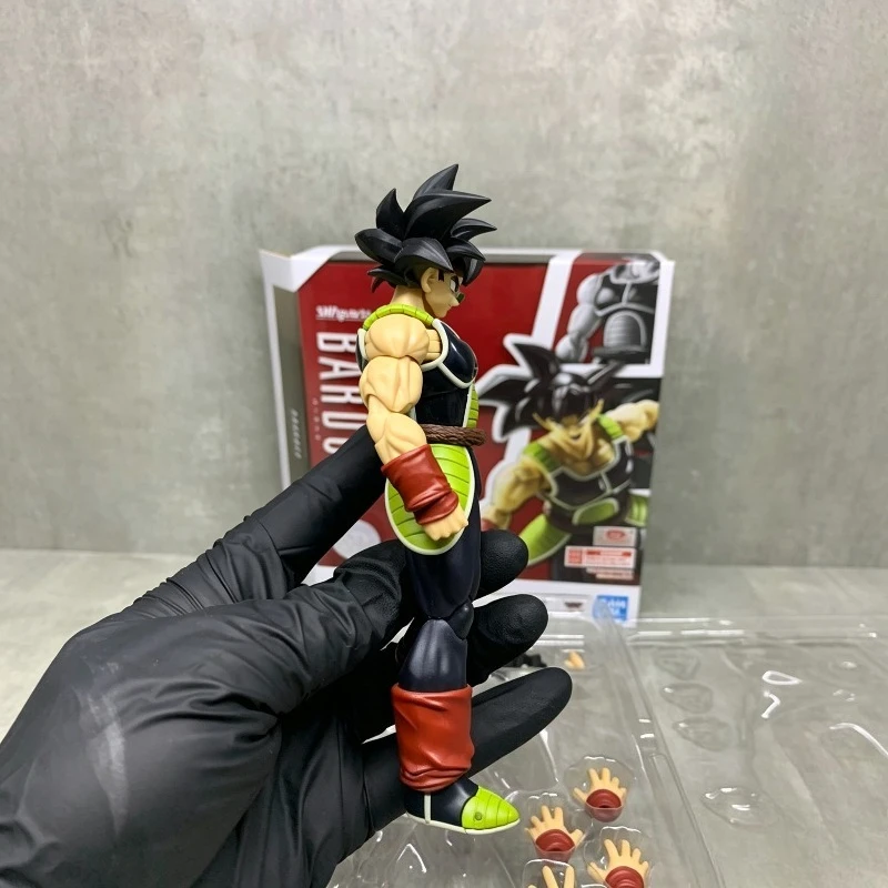 Bandai Genuine SHF Bardock Sun Wukong's Father Lower Warrior Soul Limited Dragon Ball Super Model Hand Figure view 4