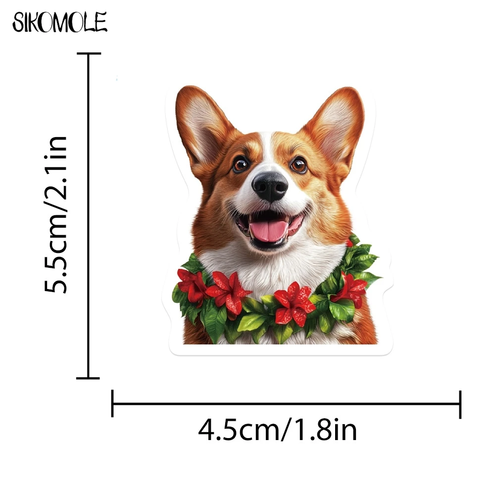 10/30/50PCS Funny Animals Pet Dog PVC Stickers Aesthetic Art DIY Decoration Toy Kid Travel Luggage Decal Graffiti Sticker Pack