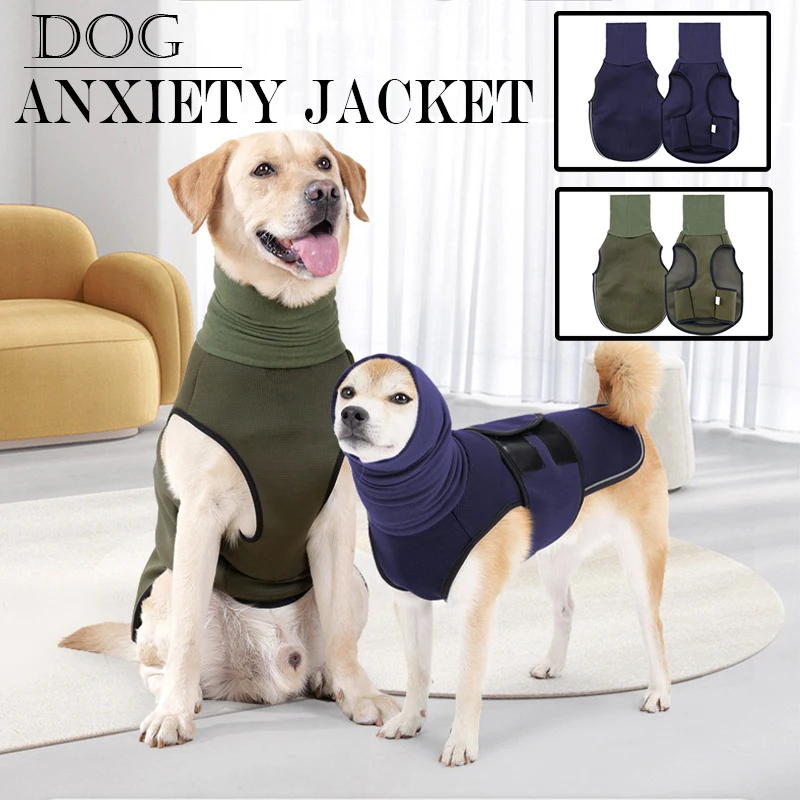 

Dog Anxiety Vest Pet Dog Anxiety Jacket Reflective Vest For Small Medium Large Dog Clothes Shirt Pets Accessories XS-3XL