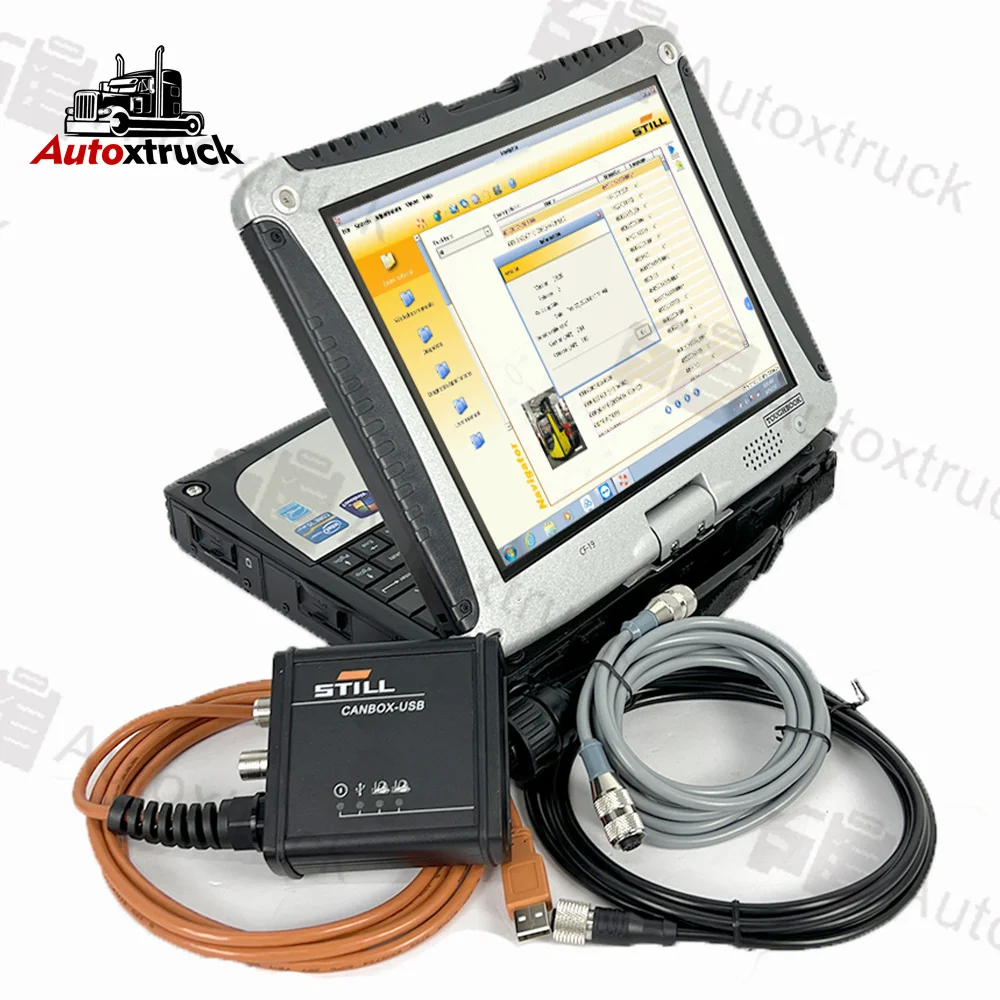 

Original For Still Incado Canbox CF19 Laptop STEDS 8.21 Can Bus Diagnostic Kit with Software Forklift Still Diagnostic Tool