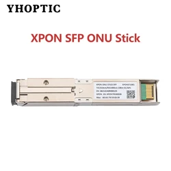 XPON SFP ONU  Stick 1310nm/1490nm DM Pon Module 20km Compatible with OLT ONU Mac MSC Connector for Broadband Communication