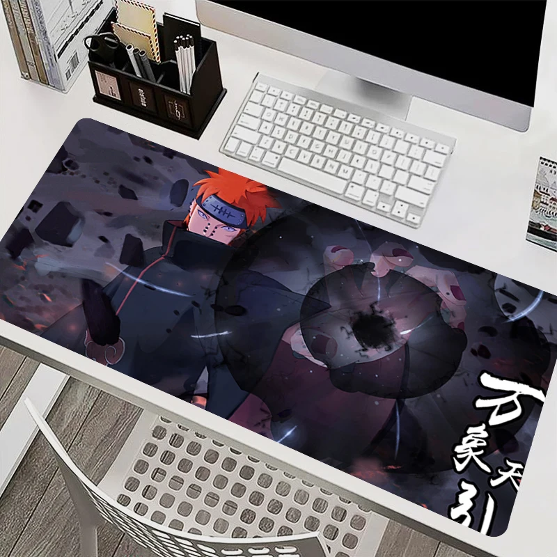 

Mouse Pad PC Accessories Keyboard Pad Office Desk Mat Anti Slip Anime Mousepad Rubber Tablet Pad Gaming Naruto Pain Extended Pad