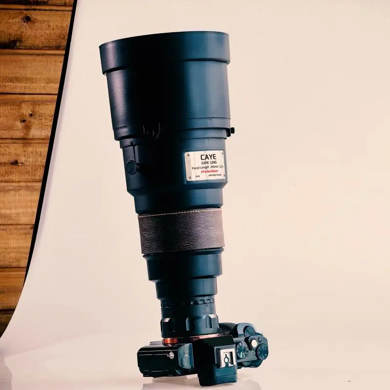 Teleobjetivo Prime de gran apertura de 200 mm para lente de cámara Sony E Canon EF/RF Nikon Z/F Fuji XF L Mount