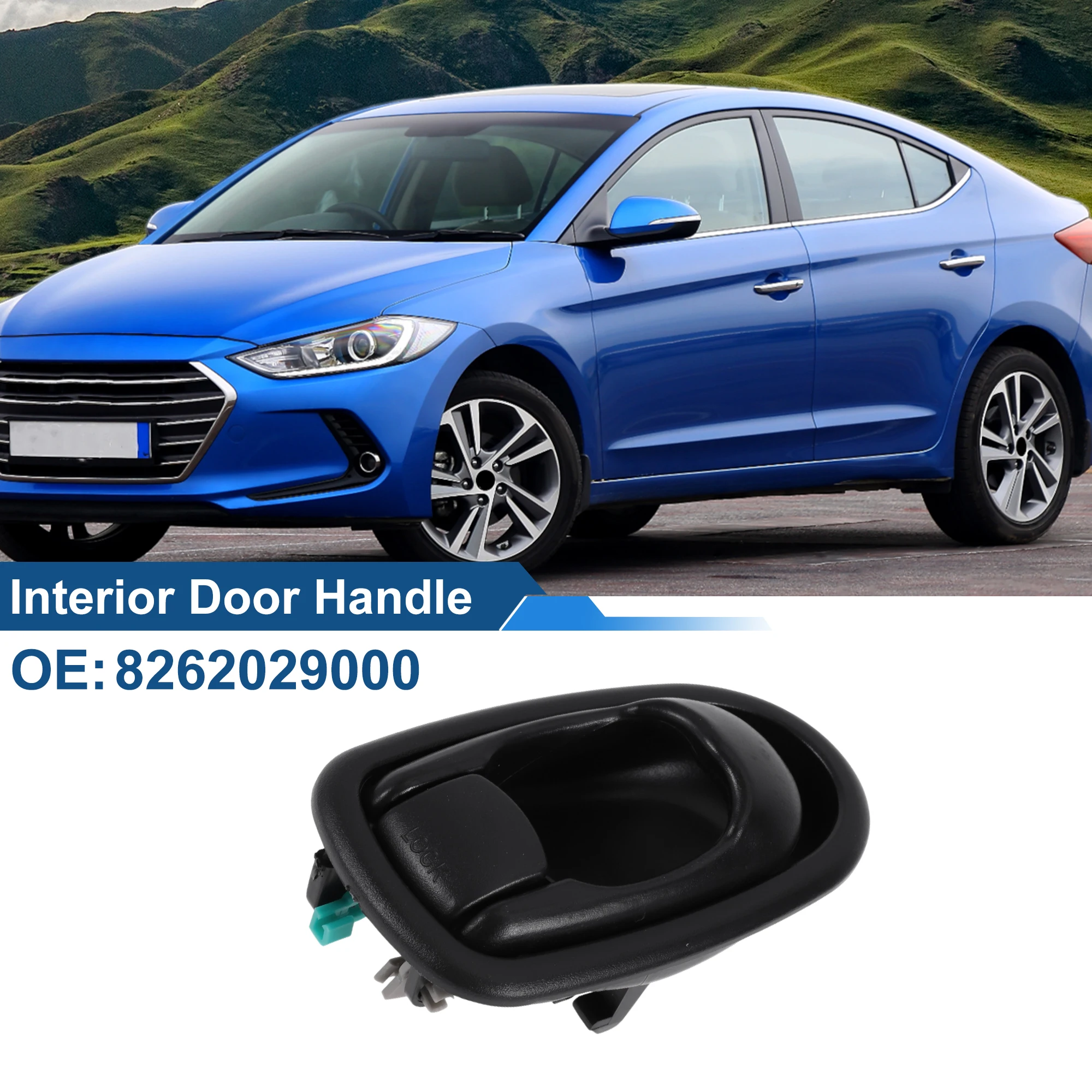 

UXCELL Interior Door Handle for Hyundai Elantra 1996-2000 No.8262029000 Black