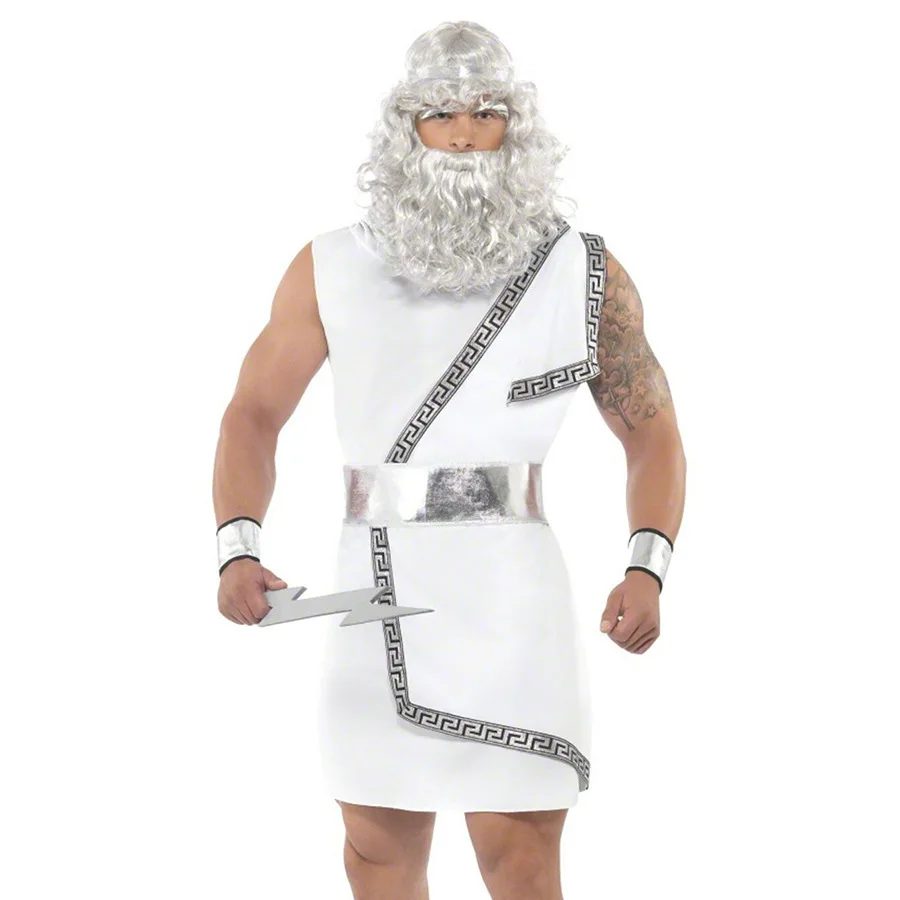 

Arabian Prince Costume Adult Masquerade Halloween Ancient Mythology Roman Theme Clothing Stage Performance Traditional Chines...