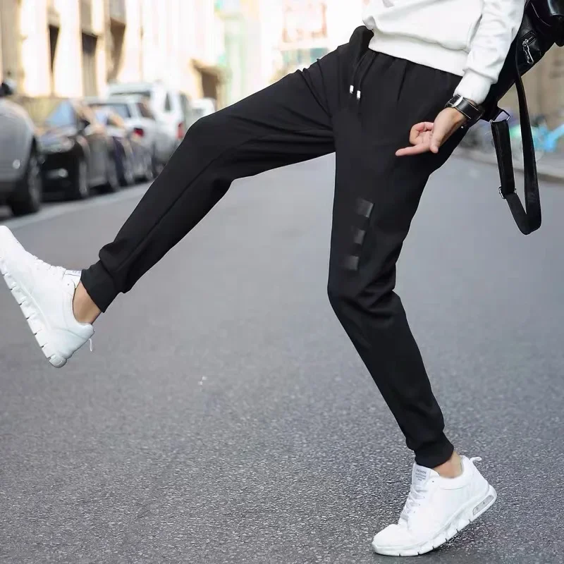 

Sport Pants Men Jogging Gym Sweat Pants Sports Loose Cropped Oversized Loose Casual Pants Sports