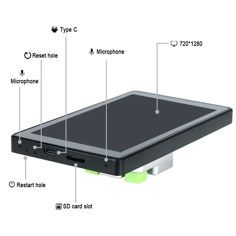 Panel táctil inteligente AIO Android de 5,5 pulgadas con carcasa de Metal, Kits y sistemas de hogar inteligente