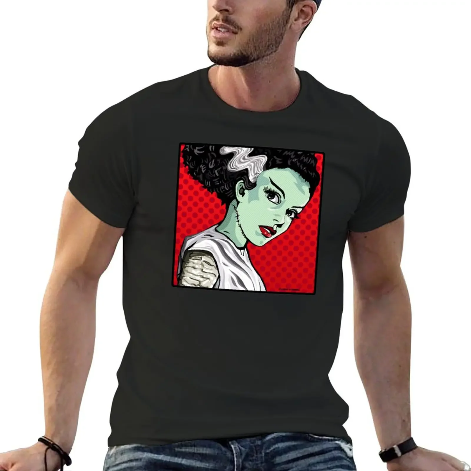 The Bride of Lichtenstein T-Shirt oversized summer clothes t shirts men