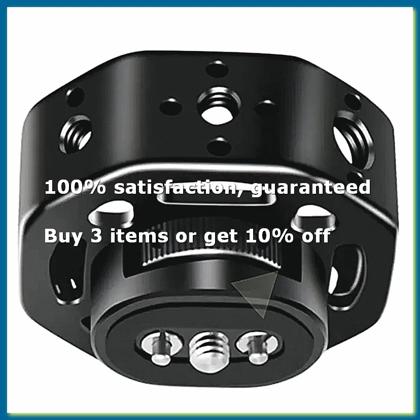 Side Handle for DSLR Camera Cage Video Rig with 1/4 3/8 Threads Position Pins Universal Quick Release Handgrip