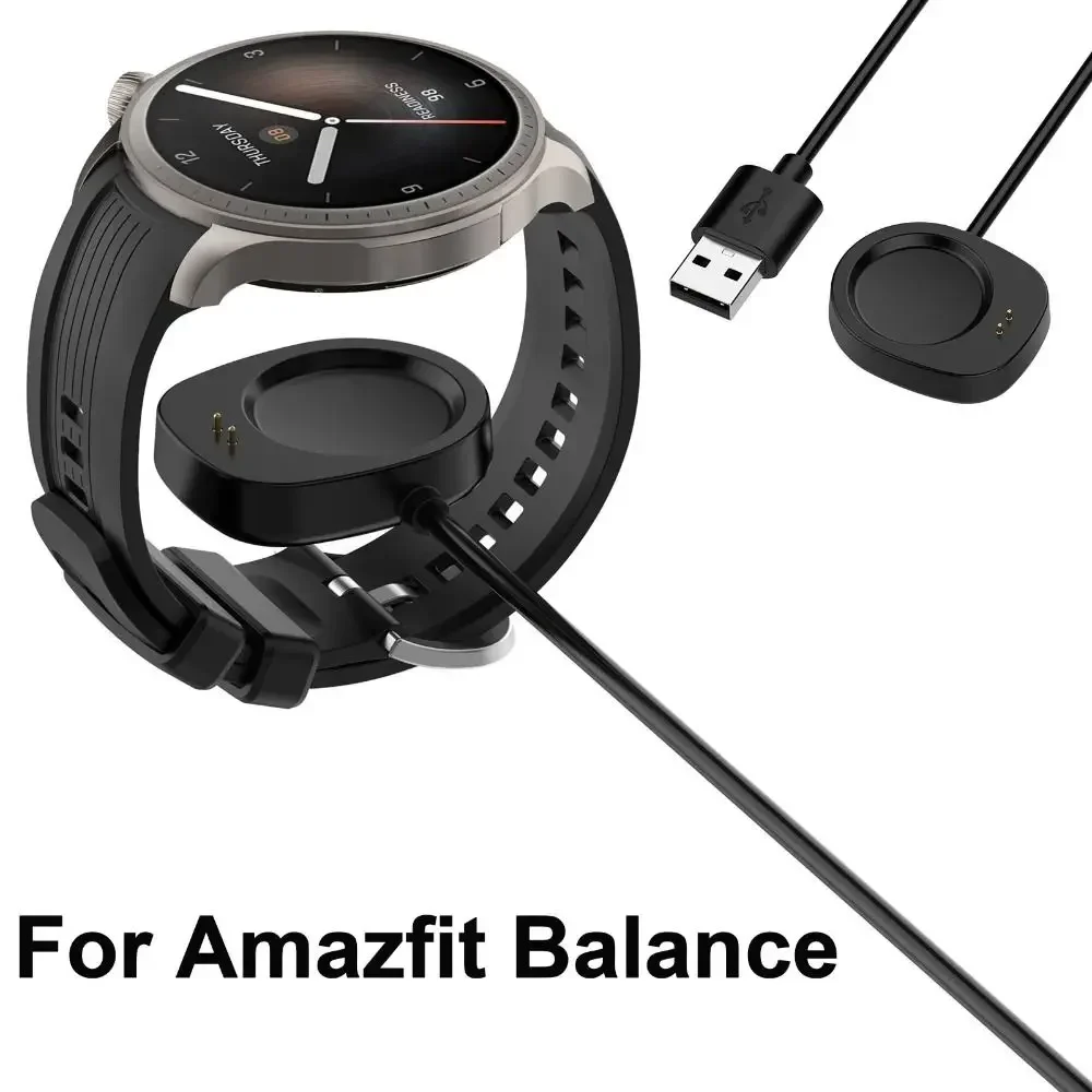 Kabel USB do szybkiego ładowania do zegarka Amazfit Balance A2286 Smart 1M Przewód zasilający Ładowarka Akcesoria