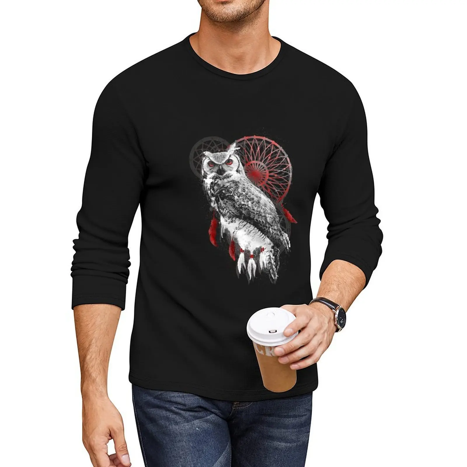 

Dream Catcher Long T-Shirt oversized t shirts Oversized t-shirt anime man clothes Men's t-shirt