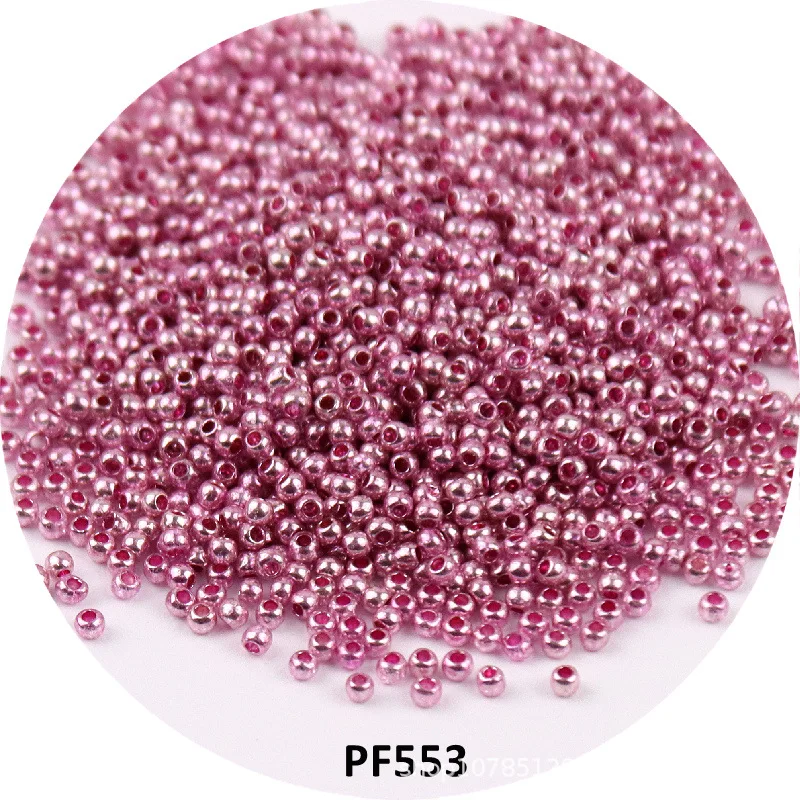 840pcs 1.5mm Metallic Bronze Glass Beads 15/0 Uniform Japan Loose Seed Beads for Jewelry Making DIY Bracelets Sewing Accessories