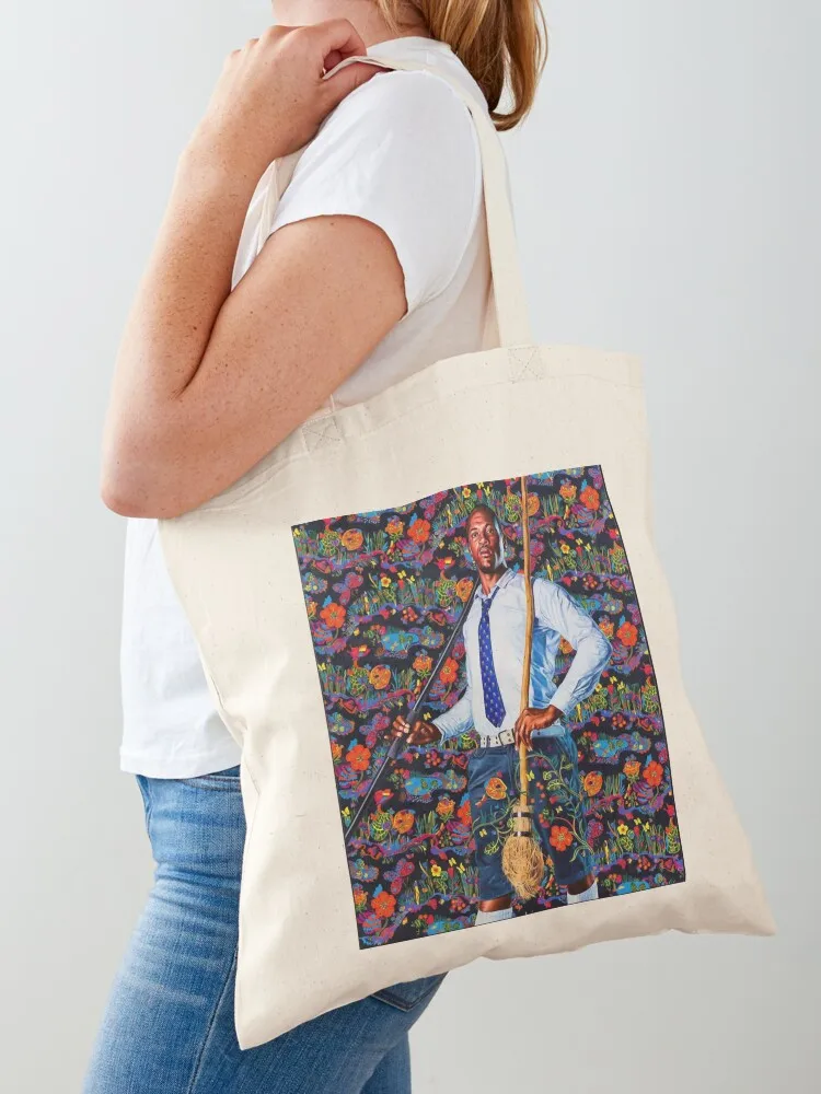 

Kehinde Wiley Blue Boy Tote Bag tote bag men foldable reusable bag eco folding tote screen