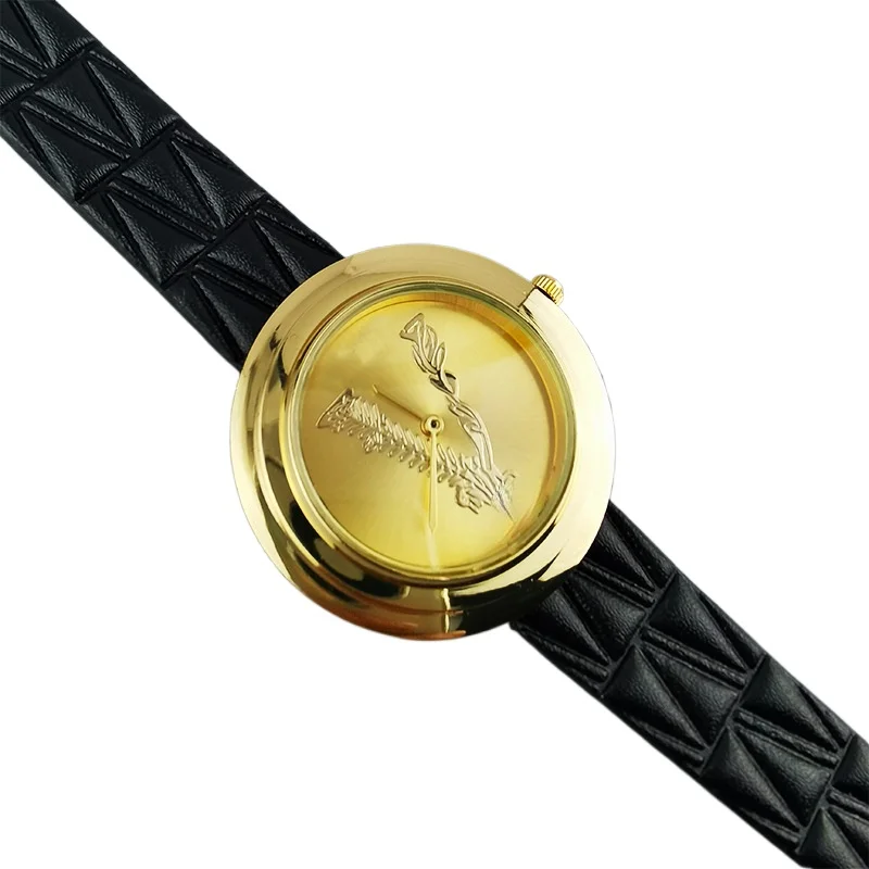 

2024 new advanced light luxury simple fashion head watch belt temperament ladies