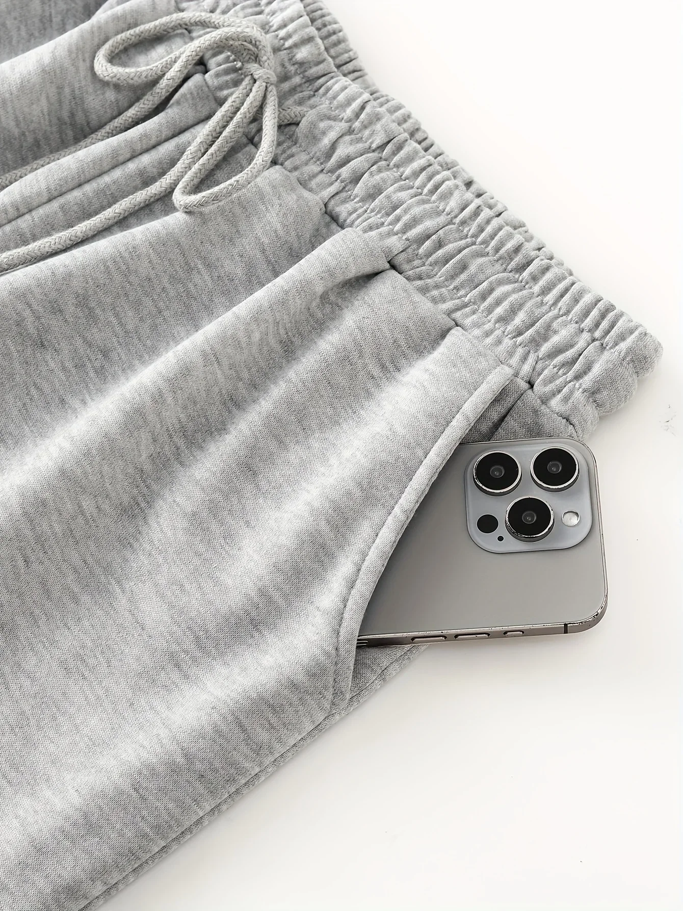 Outono e inverno feminino plus size dupla asa em forma de impressão solta reta velo perna sweatpants streetwear elegante versátil