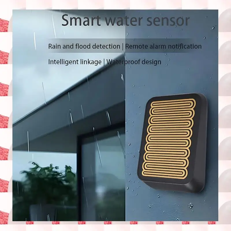 ABGN Ewelink Zigbee Smart Rain Sensor สําหรับการตรวจจับฝนไร้สายกลางแจ้งกันน้ํา Smart Rain Sensor