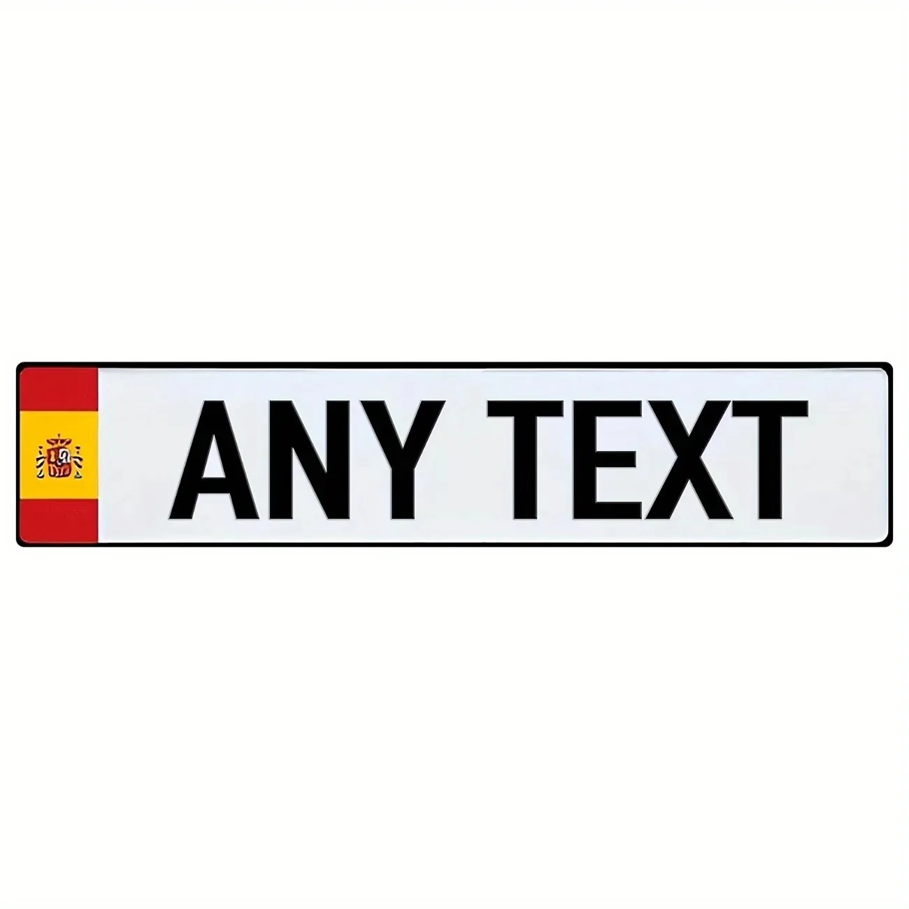 CIFbuy Customizable Spanish Style Metal Wall Sign, Custom Text Home Indoor Wall Plaque Decor