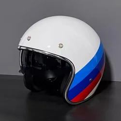 DOT Vintage Motorcycle Helmet 3/4 High Quality Chopper Bike Helmet Retro Capacete Cascos Motocross Hombre