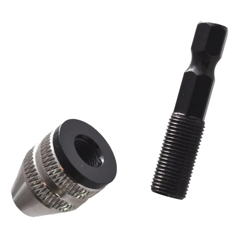 1pcs Multi Keyless Drill Chuck 0.3-3.6mm Conversion Tool 1/4\