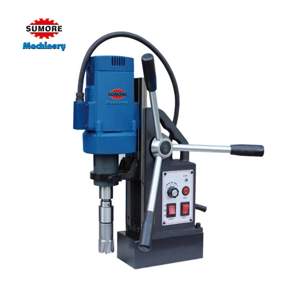 SP5105 28mm Twist Drill 40mm Hole Electric Magnetic Drill Press Machine Professional Industrial Power Tool for Metal Boring