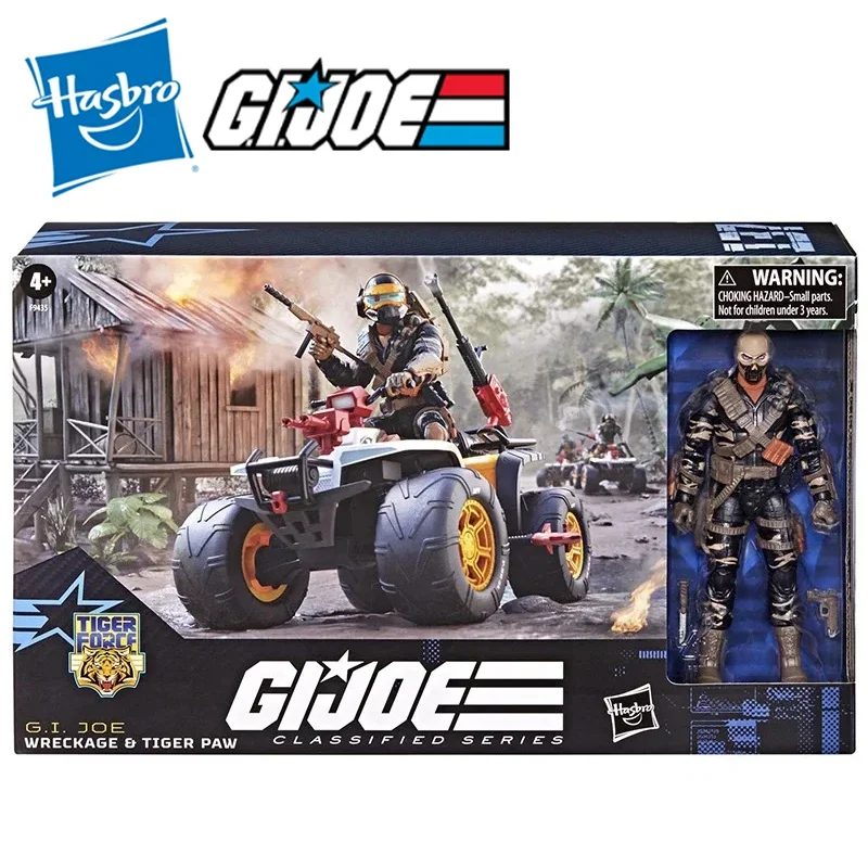 Hasbro G.I. Joe Classified Series #137 Tiger Force Wreckage & Tiger Paw  6inch Action Figure Model Toy Collection Hobby Gifts