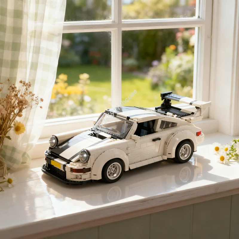 

1950 шт. MOC Porscheed RWB стиль соконсированная модель здания рождественские подарки блоки строительство собрать идея игрушки кирпич день рождения