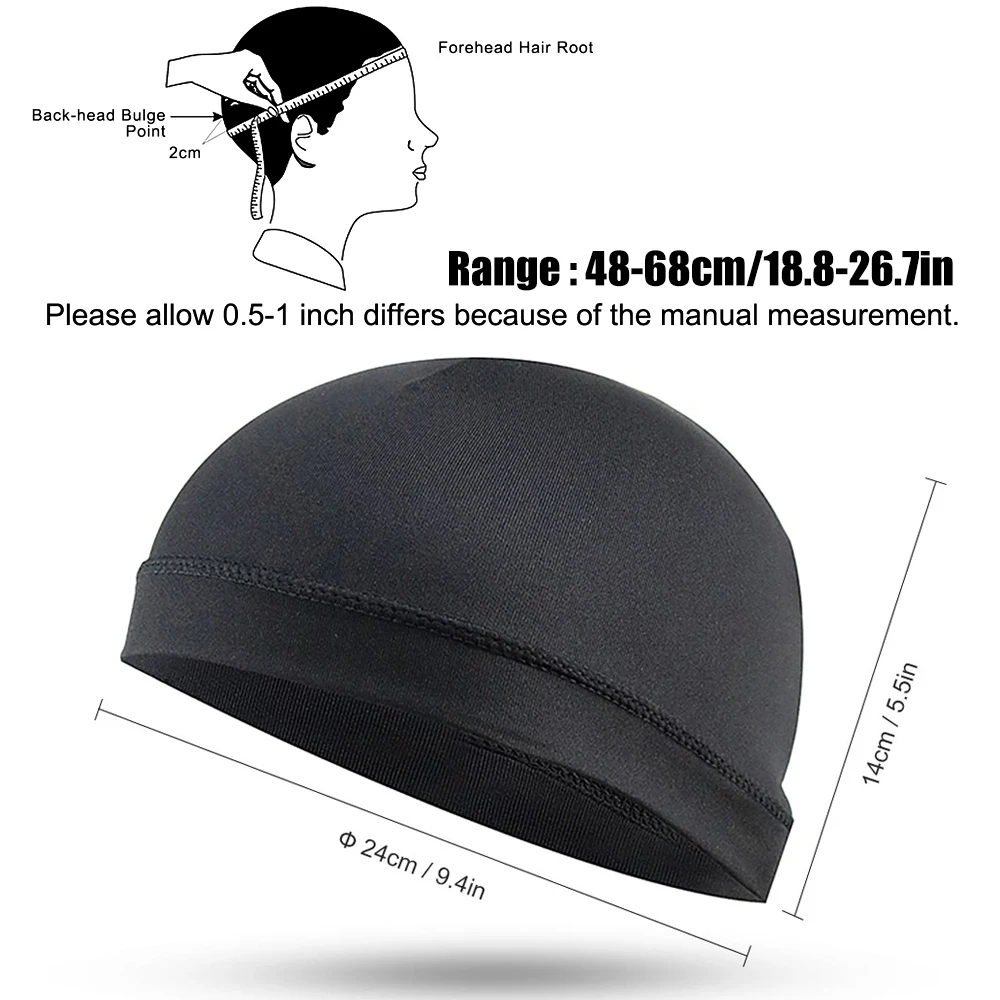 Cooling Cap Helmet Liner|Sweat Wicking Cycling Running Beanie |Motorcycle Hat | Fits Under Helmets | for Men Women image 3