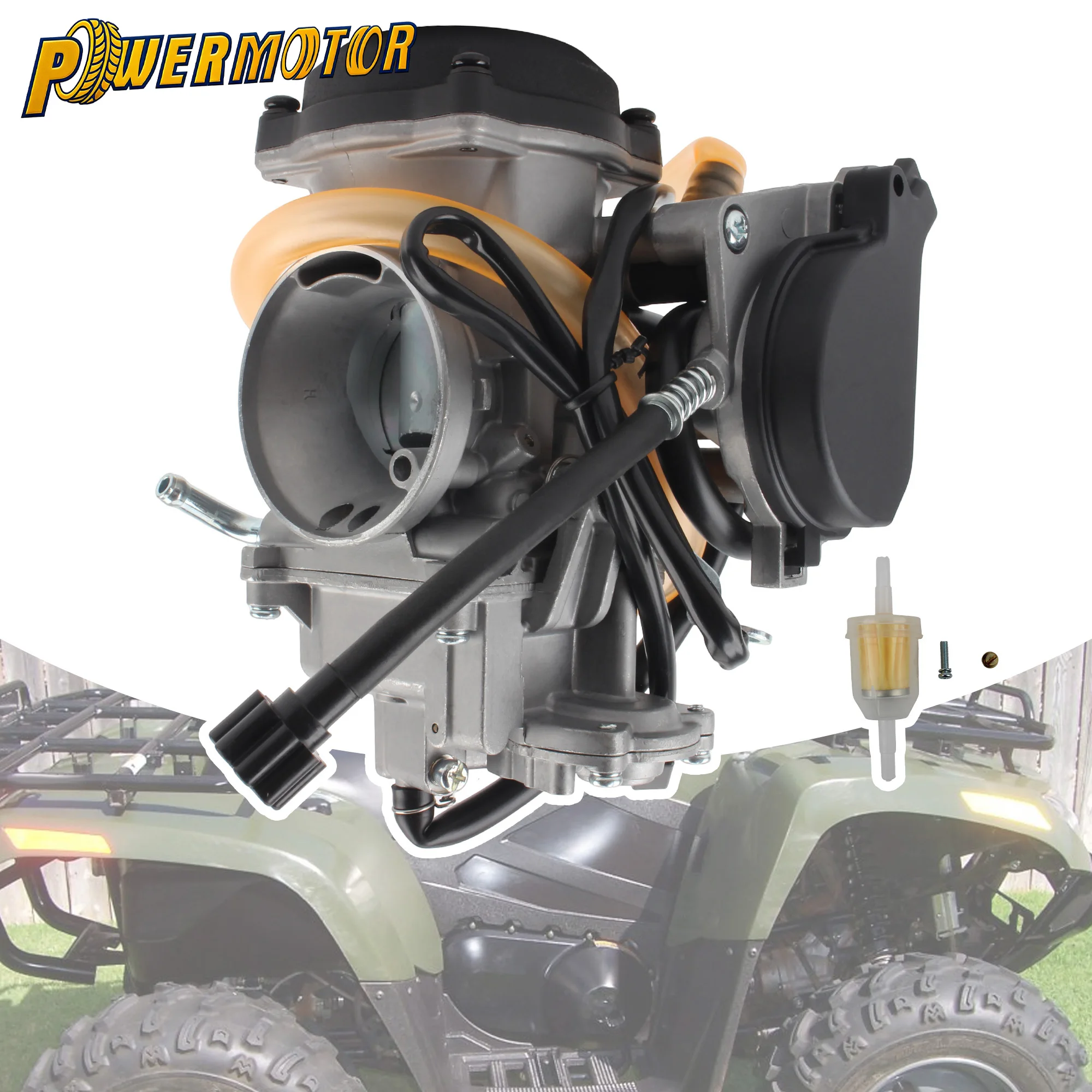 

For Kawasaki KLR650 KL650E 1987-2007 Motorcycle CVK40 Carburetor For Arctic Cat 650 4x4 H1 Automatic ATV Replacement 0470482