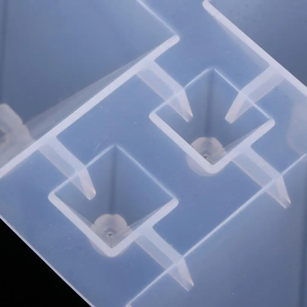 دلايات راتنج السيليكون على شكل هرمي ، جوهرة كريستالية ، كابوشون ، 5 أحجام