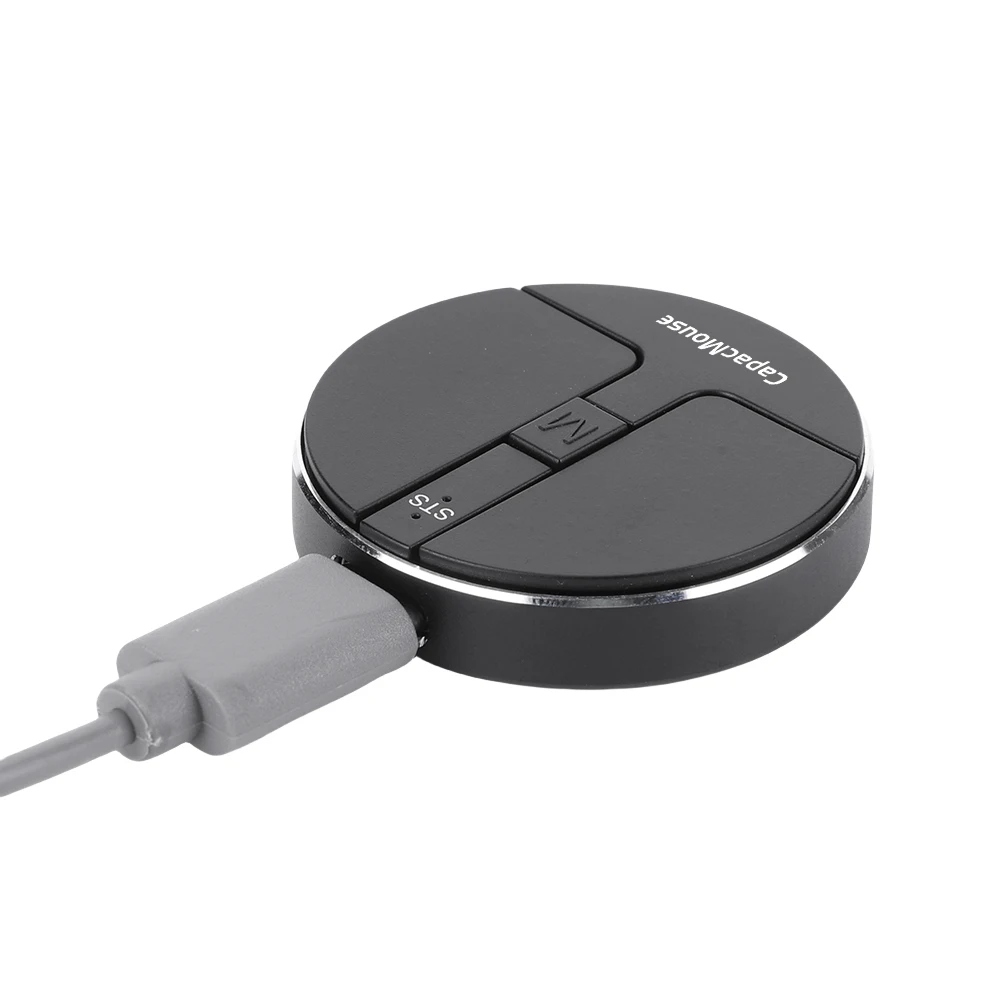 

Wireless Mouse 3 Mode BT 5.2/2.4G/USB Mini Capacitive Mouse Cordless Mice 3 Adjustable DPI Rechargeable with USB Receiver for PC