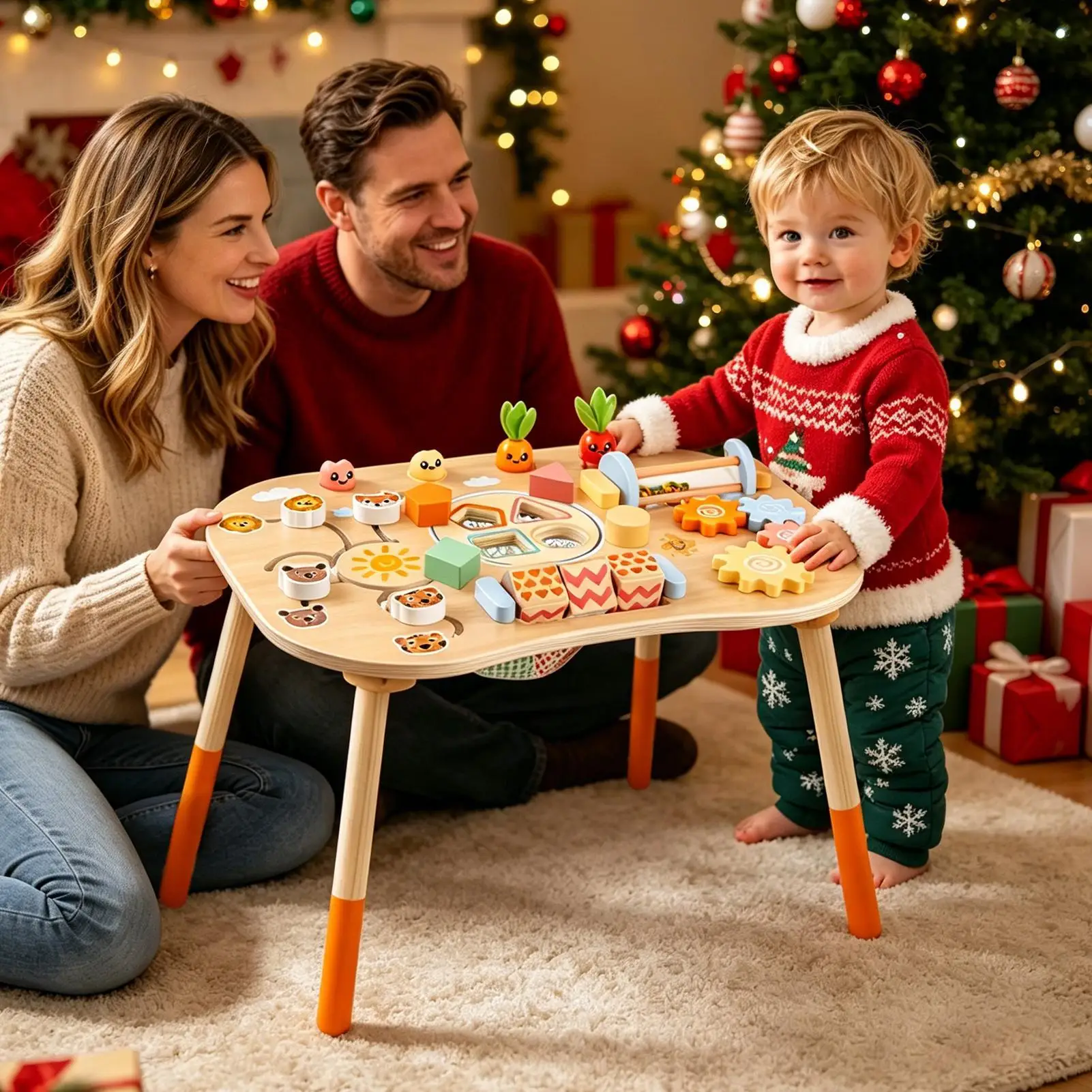 

Activity Center For Kids Shape Sorter Color Matching Game Activity Center Sensory Play Toy For 1-3 Year Old Boys Girls