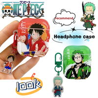 new Monkey· D·Luffy Roronoa Zoro Cute and Cool Personality High Value Peripheral Bluetooth Headphone Case for AirPods 1/2/3/4