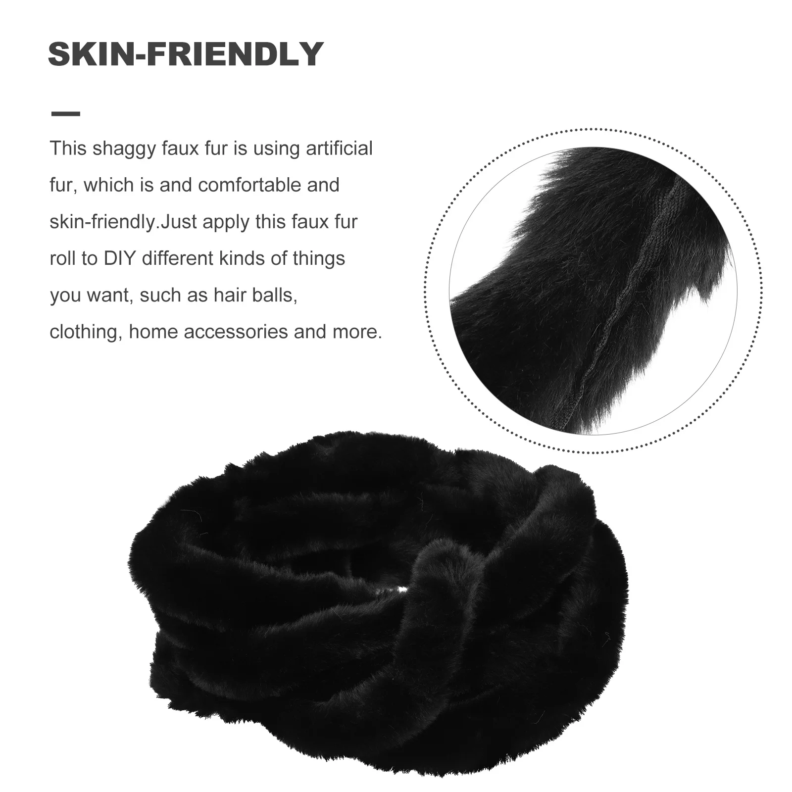 

1Pcs Shaggy Faux Ribbon Trim Comfortable Skin Friendly Han Chinese Clothing Xmas Tree DIY Craft Costume Supplies