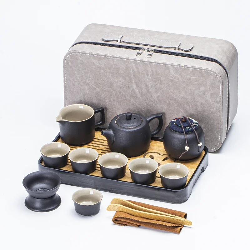 

Outdoor Lazy Tea Set Chinese Kung Fu Ceremony Cup Luxur Afternoon Luxury Gift Strainer Service Tazas De Te Teaware