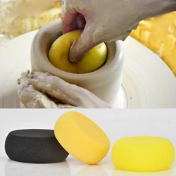 5Pcs Round Sponges Synthetic Practical Circle Sponges Small Sponges Yellow Sponges for Painting Pottery Cleaning Kitchen Tools