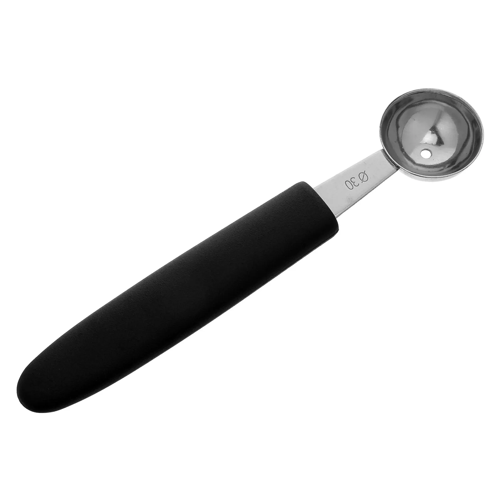 Stainless Steel Fruit Melon Baller Spoon Cutter 30Mm Versatile Kitchen Gadget Perfect for Watermelon Cantaloupe Ice Cream