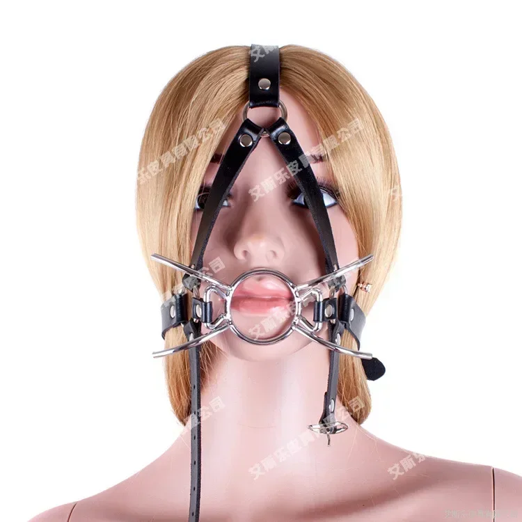 ألعاب الجنس للأزواج النساء O-حلقة الكمامات عن طريق الفم تأثيري فتح الفم الكمامة BDSM عبودية القيود تنفس حلقة تسخير حزام الوثن #1