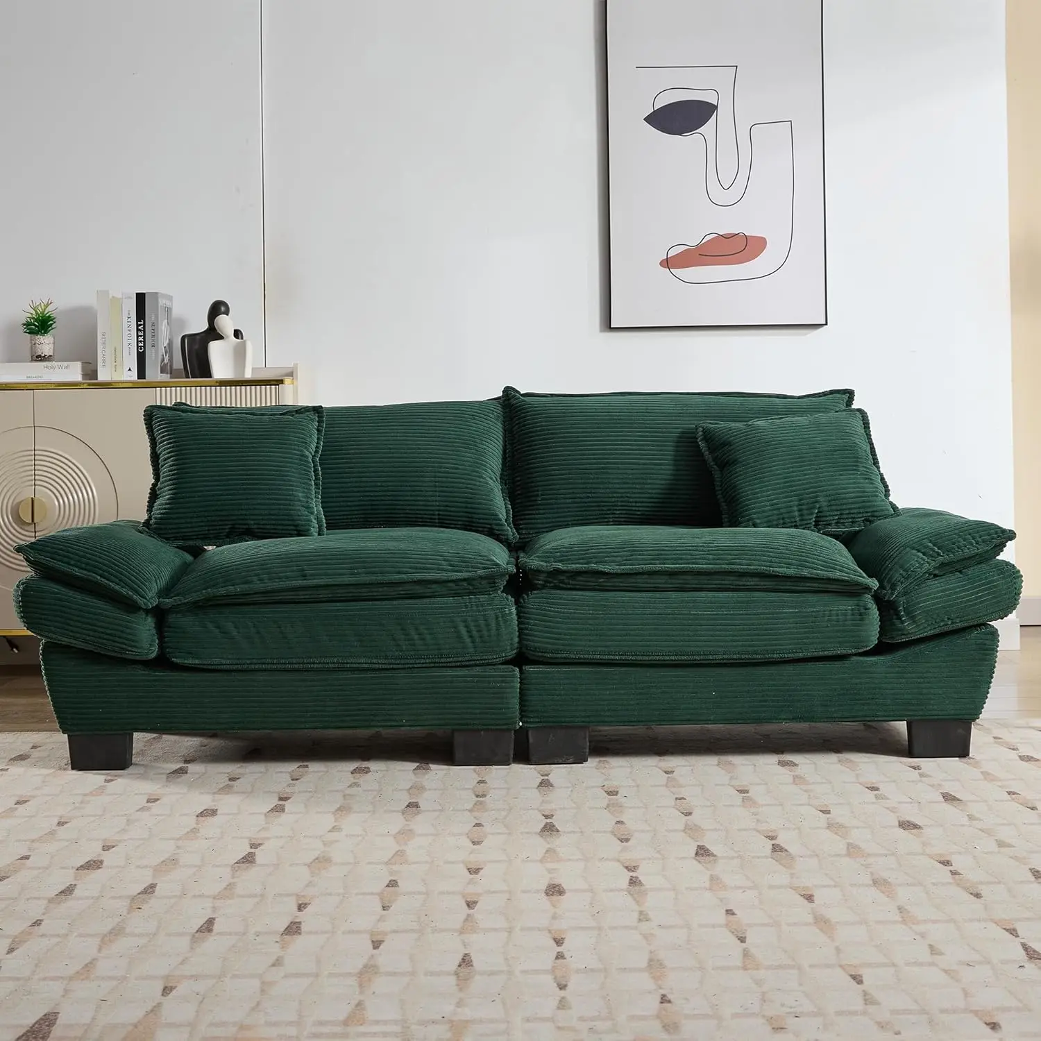 Loveseat Sofa 84" D…