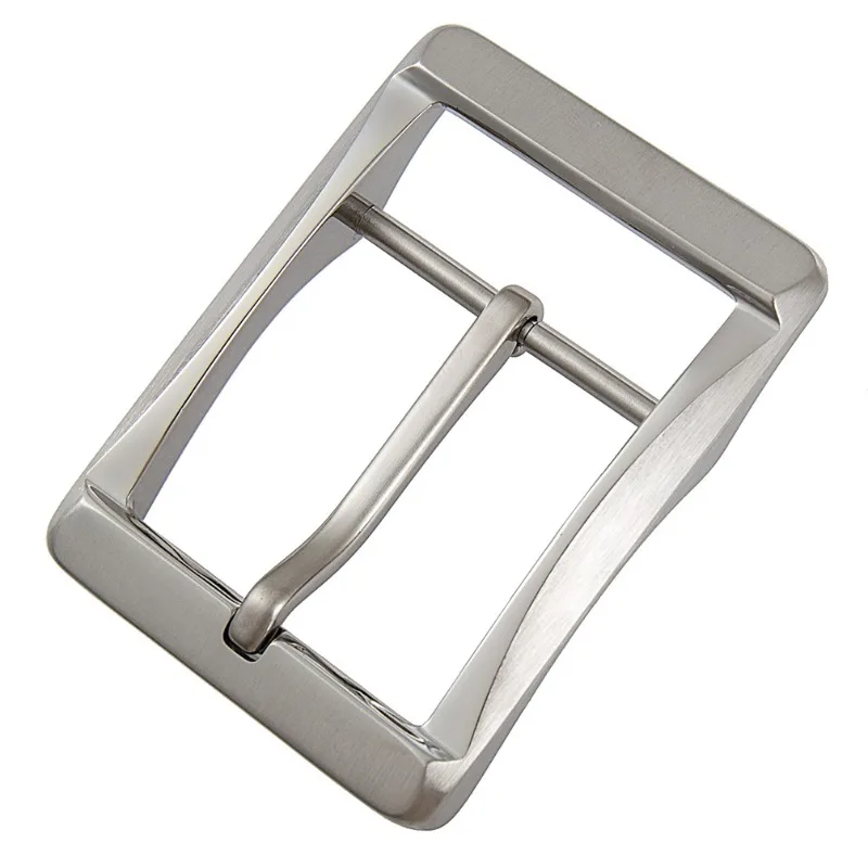 40 مللي متر التيتانيوم النقي غير قابل للصدأ الرجال مشبك حزام عادية-ثقوب اللكم دبوس مشبك حزام مناسبة ل 38-39 مللي متر مشبك حزام عريض