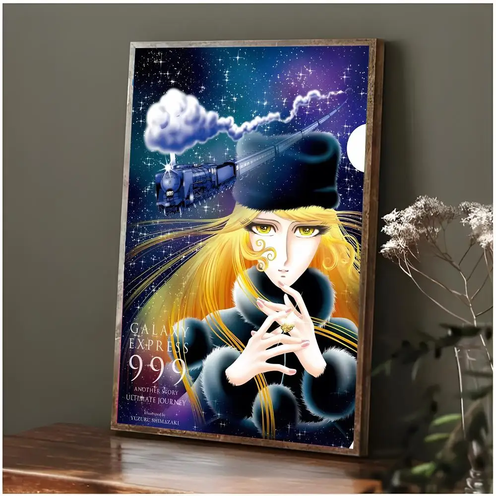 Vintage Cosmic G-Galaxy Express 999 Poster Modern Wall Art Bedroom Living Room Print Unframed