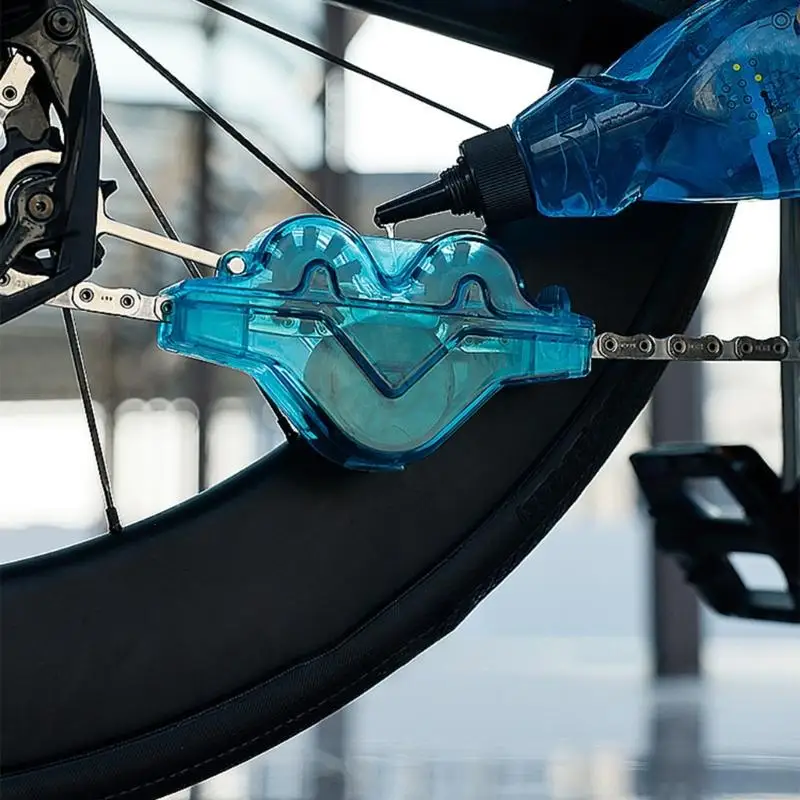 

652F Portables Bicycles Chain Cleaner Cycling Chain Cleaner Maintenances Tool for Home or Repair Shops