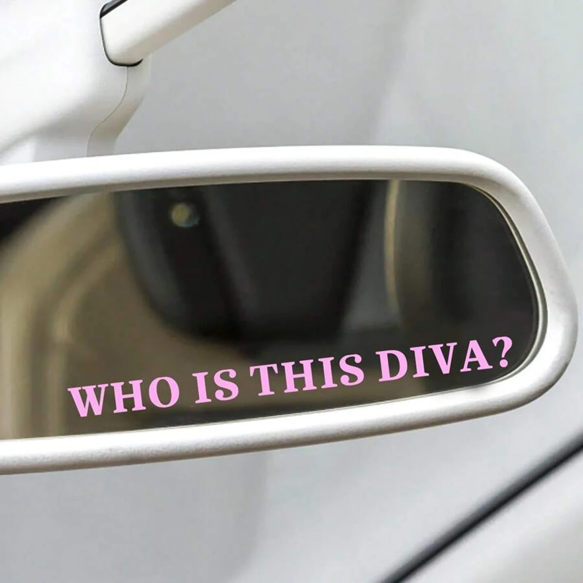 

1pc Who Is This Diva Car Sticker Pretty Auto Decal Universal Fit Most Cars Window Bumper Party Decoration Accessories Vinyl