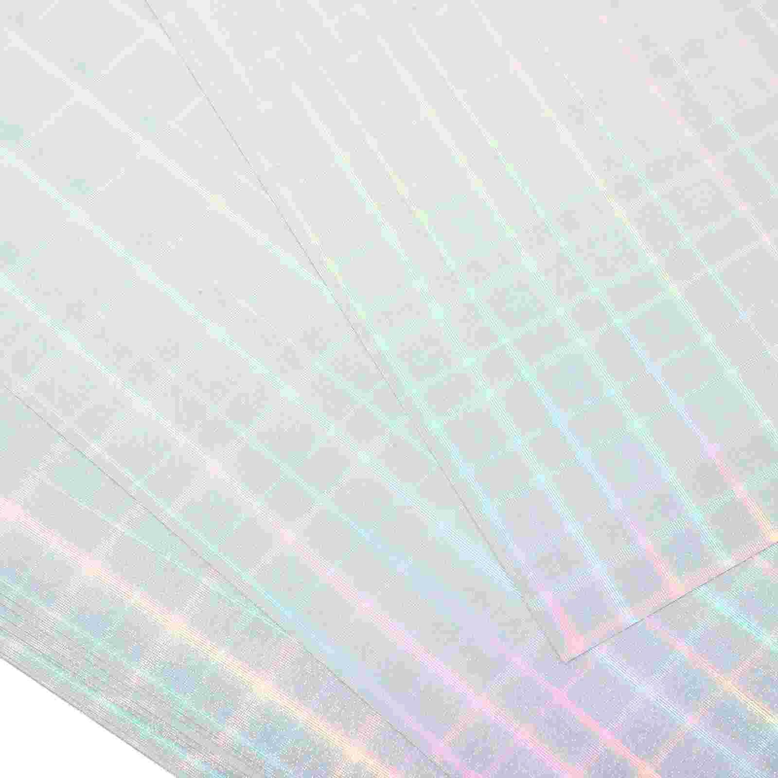 20 Sheets Holographic Printing Paper Sticker for Printer Printable Stickers Color Spray Blank Labels Pvc Self-adhesive