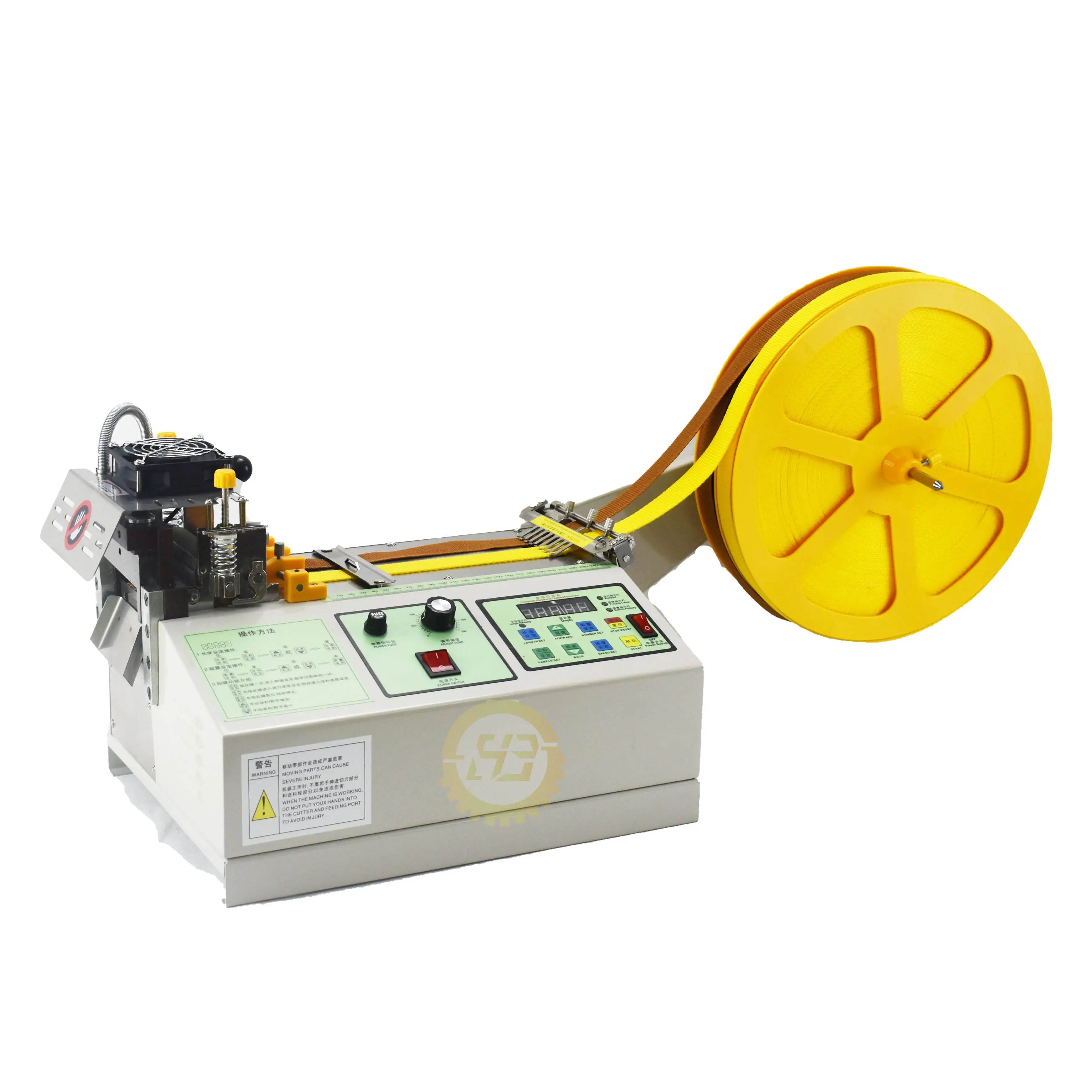 

Automatic multi angle tape Ceeinjet automatic satin fabric printer with different cutting forms for 15mm satin ribbon printer an