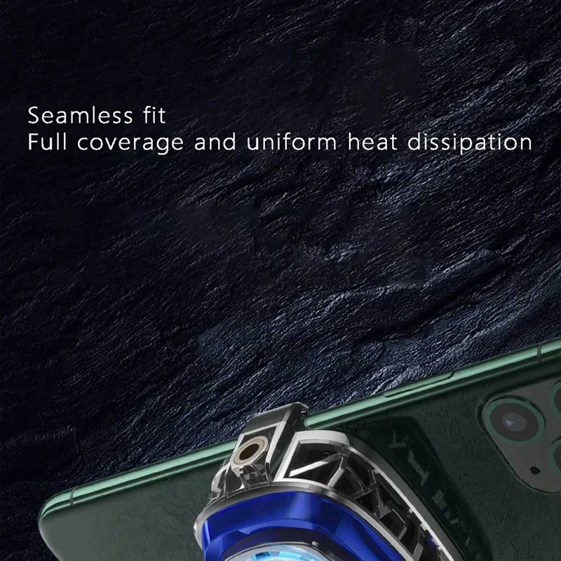 Mobile Phone Cooler Cooling Fan Radiator With Temperature Display Is Suitable